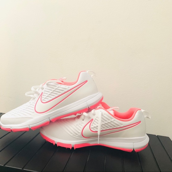 Nike Explorer 2 Women's Golf Shoes White and pink - Picture 4 of 15